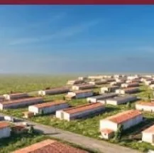 Cattle Farm Planning — aerial view of the site concept